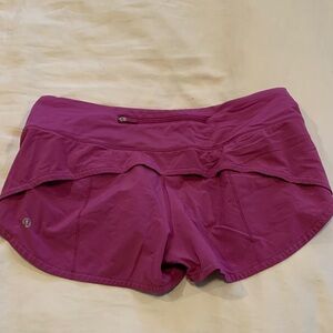lululemon athletica Women's Vibrant Purple Athletic Shorts
